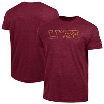 Men's Champion Maroon Minnesota Golden Gophers Vintage Triumph Tri-Blend T-Shirt