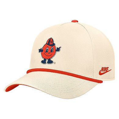 Men's Nike Natural Syracuse Orange Vintage Rope Rise Adjustable Hat
