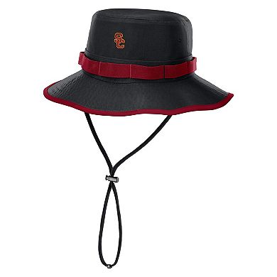 Men's Nike Black USC Trojans 2026 Sideline Apex Boonie Bucket Hat