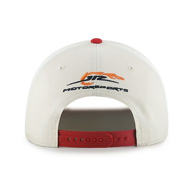 Men's '47 Natural/Red Justin Allgaier Sponsor Logo Number Side Patch Hitch Adjustable Hat