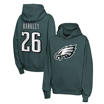 Youth Nike Saquon Barkley Midnight Green Philadelphia Eagles Name & Number Club Fleece Hoodie