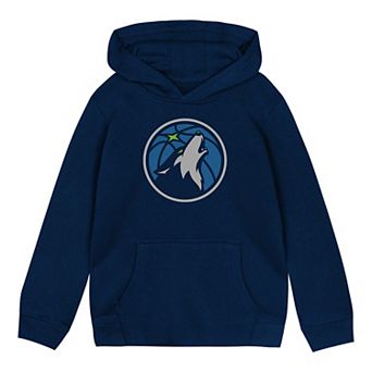 Toddler Outerstuff Navy Minnesota Timberwolves Primary Logo Hoodie