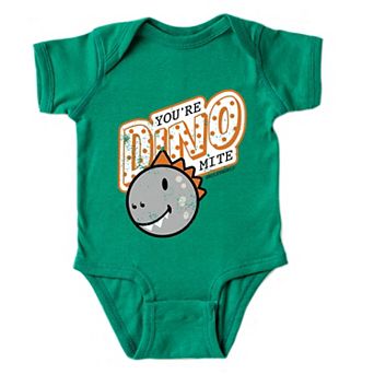 SmileyWorld You're Dino-Mite - Infant Short Sleeve Graphic Bodysuit