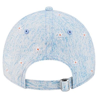 Women's New Era Light Blue San Francisco Giants Daisy All Over 9TWENTY Adjustable Hat