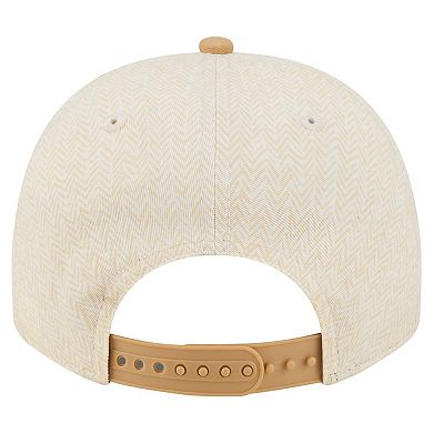 Men's New Era Cream Philadelphia Phillies Herringbone 9FIFTY A-Frame Snapback Hat