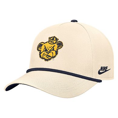 Men's Nike Natural Cal Bears Vintage Rope Rise Adjustable Hat