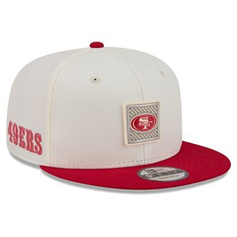 Men's New Era Cream/Scarlet San Francisco 49ers 2026 NFL Training Camp 9FIFTY Snapback Hat