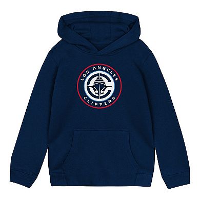 Toddler Outerstuff Navy LA Clippers Primary Logo Hoodie