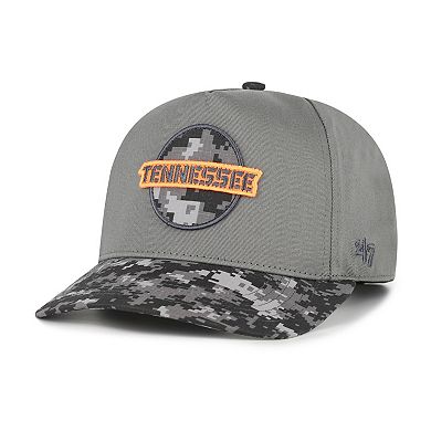 Men's '47 Anthracite/Camo Tennessee Volunteers Smokey Grey Circle Hitch Adjustable Hat