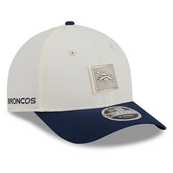 Men's New Era Cream/Navy Denver Broncos 2026 NFL Training Camp 9FORTY Adjustable Hat