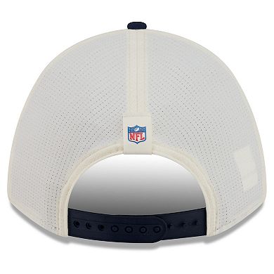 Men's New Era Cream/Navy Denver Broncos 2026 NFL Training Camp 9FORTY Adjustable Hat