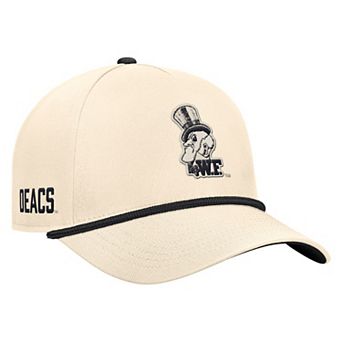 Men's Nike Natural Wake Forest Demon Deacons Vintage Rope Rise Adjustable Hat