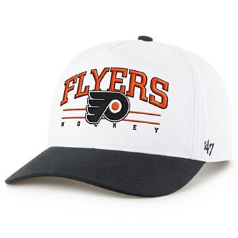 Men's '47 White/Black Philadelphia Flyers Roscoe Two-Tone Hitch Adjustable Hat