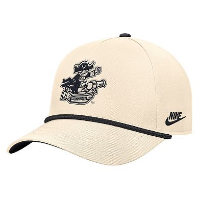 Men's Nike Natural Vanderbilt Commodores Vintage Rope Rise Adjustable Hat