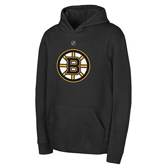 Youth Outerstuff Black Boston Bruins Primary Logo Pullover Hoodie