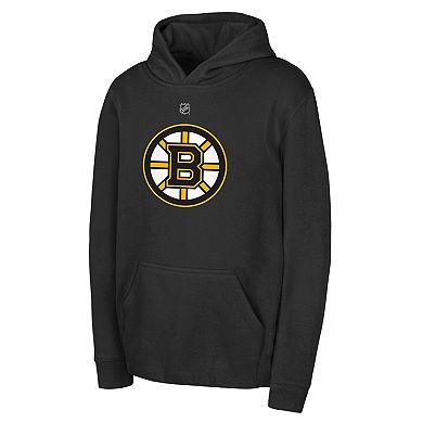Youth Outerstuff Black Boston Bruins Primary Logo Pullover Hoodie
