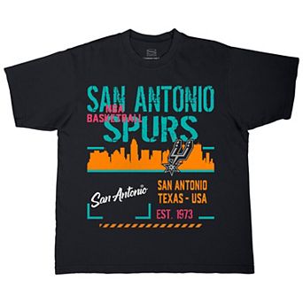 Unisex Stadium Essentials Black San Antonio Spurs Hideout Boxy T-Shirt