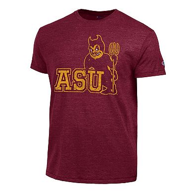 Men's Champion Maroon Arizona State Sun Devils Vintage Triumph Tri-Blend T-Shirt