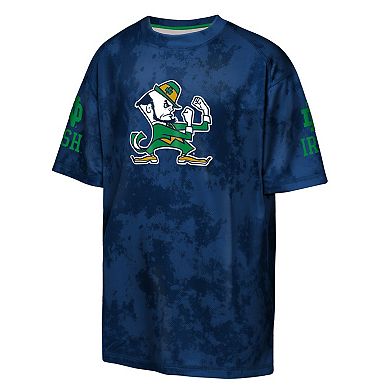 Youth Outerstuff Navy Notre Dame Fighting Irish Off-Side Sublimated T-Shirt