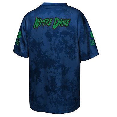 Youth Outerstuff Navy Notre Dame Fighting Irish Off-Side Sublimated T-Shirt