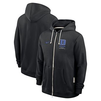 Men's Nike Black Duke Blue Devils 2026 Sideline Standard Issue Dri-FIT Full-Zip Hoodie