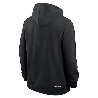 Men's Nike Black Duke Blue Devils 2026 Sideline Standard Issue Dri-FIT Full-Zip Hoodie