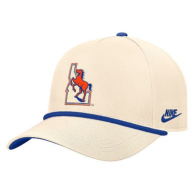 Men's Nike Natural Boise State Broncos Vintage Rope Rise Adjustable Hat