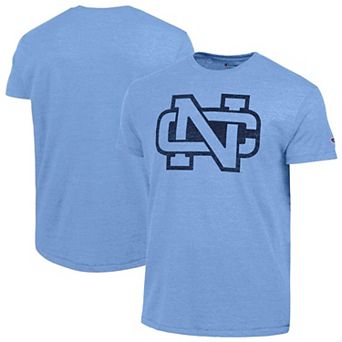 Men's Champion Carolina Blue North Carolina Tar Heels Vintage Triumph Tri-Blend T-Shirt