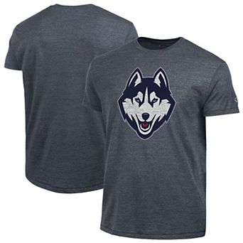 Men's Champion Navy UConn Huskies Vintage Triumph Tri-Blend T-Shirt