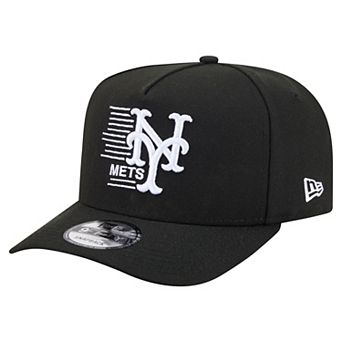 Men's New Era Black New York Mets Motion A-Frame 9FIFTY Snapback Hat