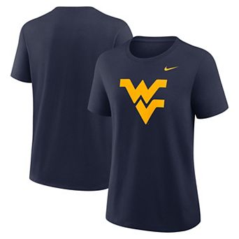 Women's Nike Navy West Virginia Mountaineers Primary Logo T-Shirt