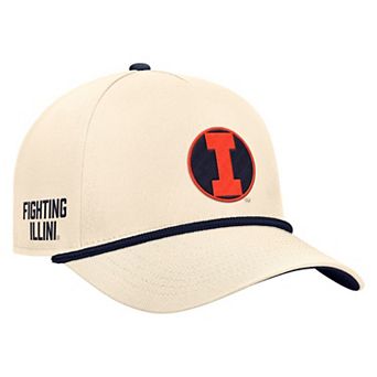 Men's Nike Natural Illinois Fighting Illini Vintage Rope Rise Adjustable Hat