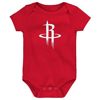 Newborn Outerstuff Red Houston Rockets Primary Logo Bodysuit