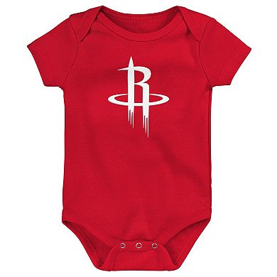Newborn Outerstuff Red Houston Rockets Primary Logo Bodysuit