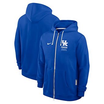 Men's Nike Royal Kentucky Wildcats 2026 Sideline Standard Issue Dri-FIT Full-Zip Hoodie