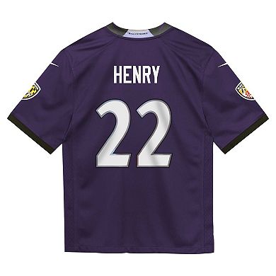 Preschool Nike Derrick Henry Purple Baltimore Ravens Team Game Jersey