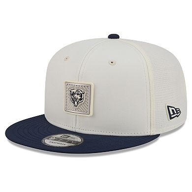 Men's New Era Cream/Navy Chicago Bears 2026 NFL Training Camp 9FIFTY Snapback Hat
