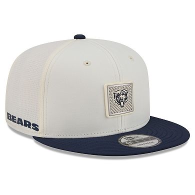 Men's New Era Cream/Navy Chicago Bears 2026 NFL Training Camp 9FIFTY Snapback Hat