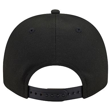 Men's New Era Black Houston Astros Motion A-Frame 9FIFTY Snapback Hat