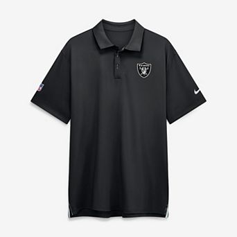 Men's Nike Black Las Vegas Raiders Sideline Tour Dri-FIT Polo