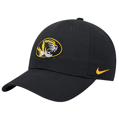 Men's Nike Black Missouri Tigers 2026 Sideline Club Adjustable Hat