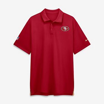 Men's Nike Scarlet San Francisco 49ers Sideline Tour Dri-FIT Polo