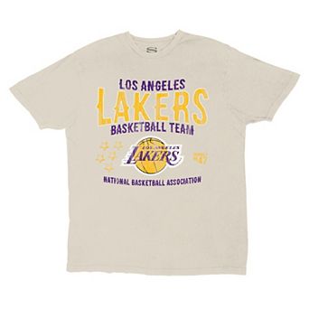 Unisex Stadium Essentials Khaki Los Angeles Lakers Shapeshifter Vintage T-Shirt