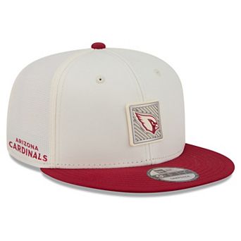 Men's New Era Cream/Cardinal Arizona Cardinals 2026 NFL Training Camp 9FIFTY Snapback Hat