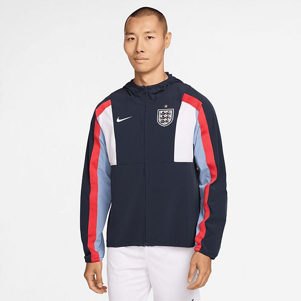 Men's Nike Navy England National Team 2026 Energy Dri-FIT Full-Zip