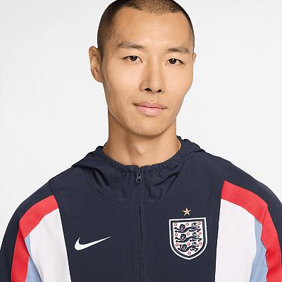 Men's Nike Navy England National Team 2026 Energy Dri-FIT Full-Zip