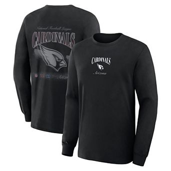 Men's Fanatics Black Arizona Cardinals Long Sleeve T-Shirt