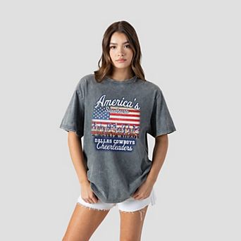 Women's Gameday Couture Gray Dallas Cowboys Cheer Collection America's Sweethearts T-Shirt