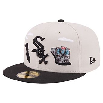 Men's New Era Khaki Chicago White Sox City Icon 59FIFTY Fitted Hat