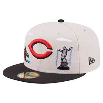 Men's New Era Khaki Cincinnati Reds City Icon 59FIFTY Fitted Hat